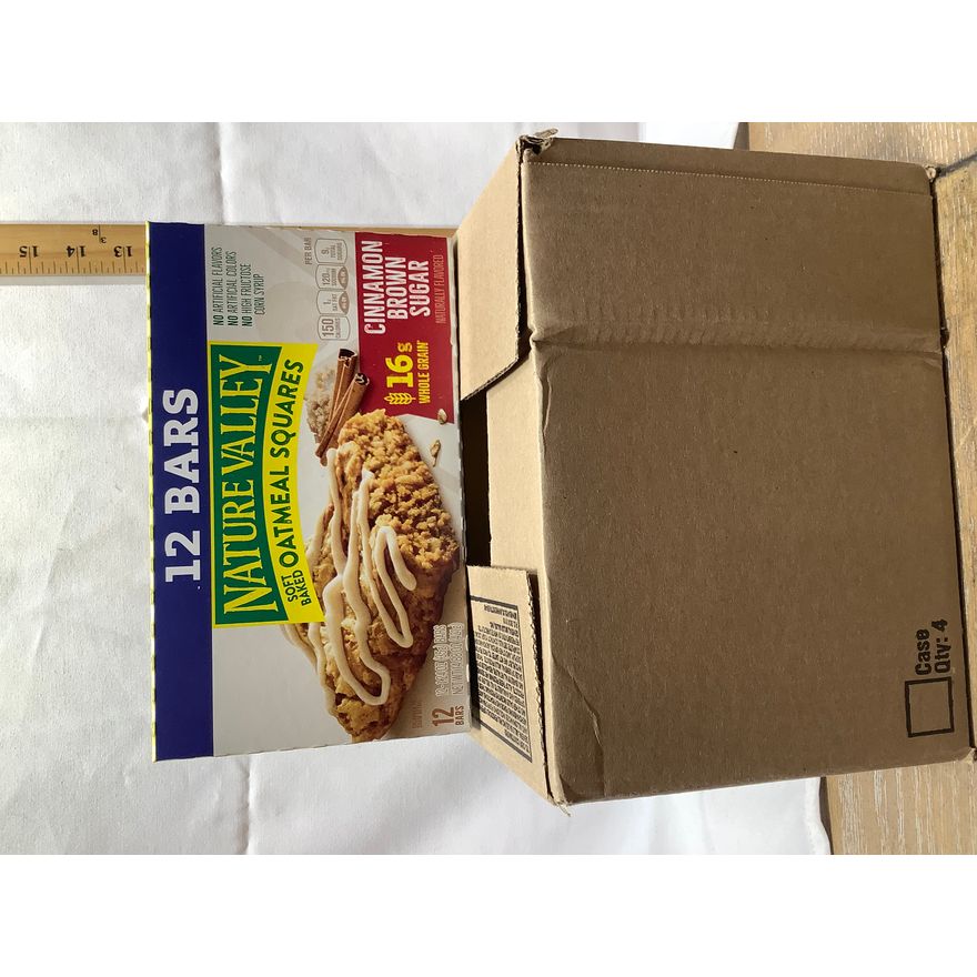 (4) Nature Valley Soft Baked Oatmeal Squares 12-1.24oz Bars EXP 11/24