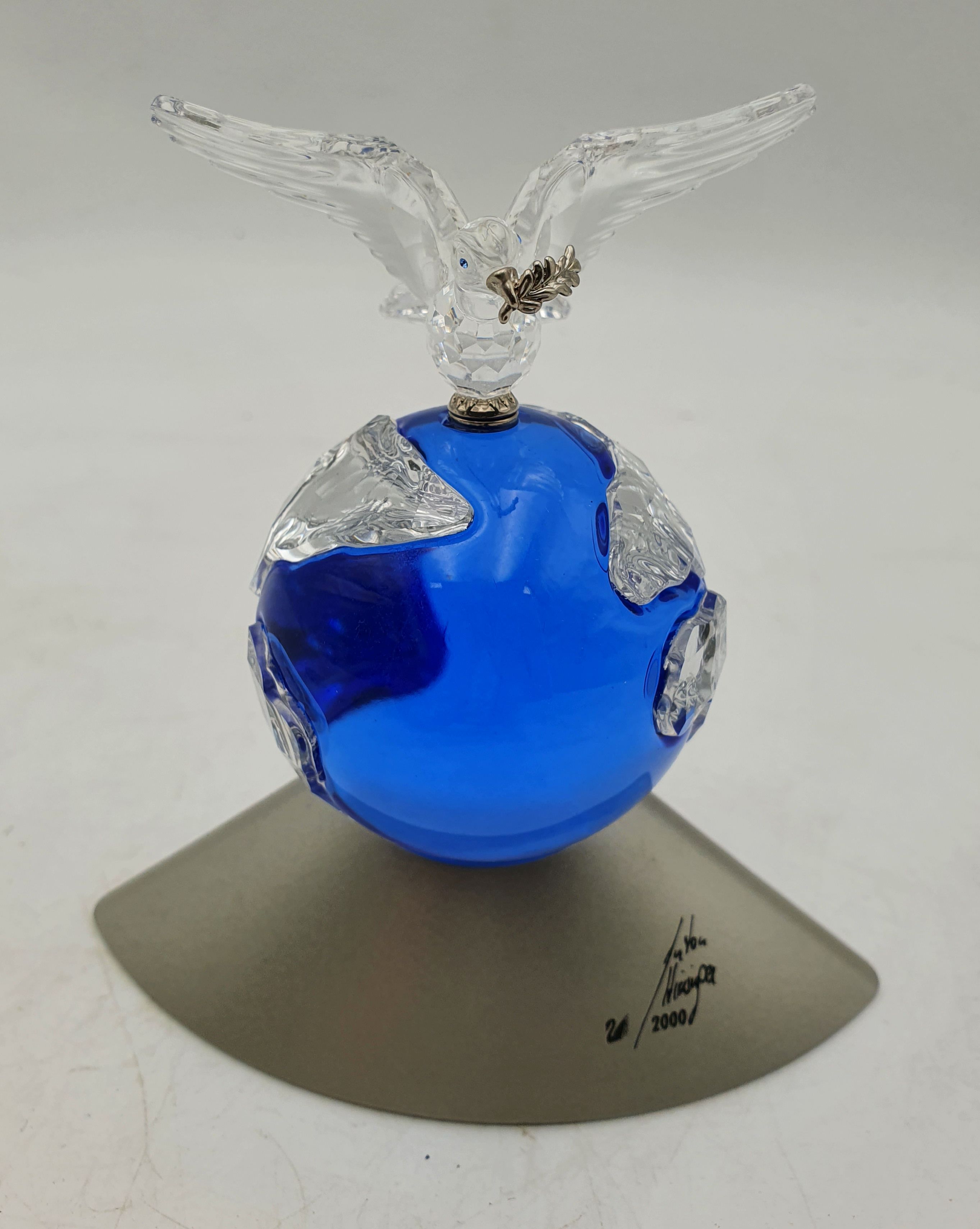 A Swarovski Crystal Planet Vision 2000