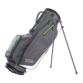 Izzo Golf Ultra-Lite Stand Bag - Grey/Lime - LL1