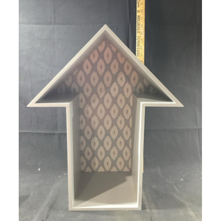 Better Homes & Gardens Hanging Arrow Décor- Gray, 19.25"H x 15.5"W x 8.25"D