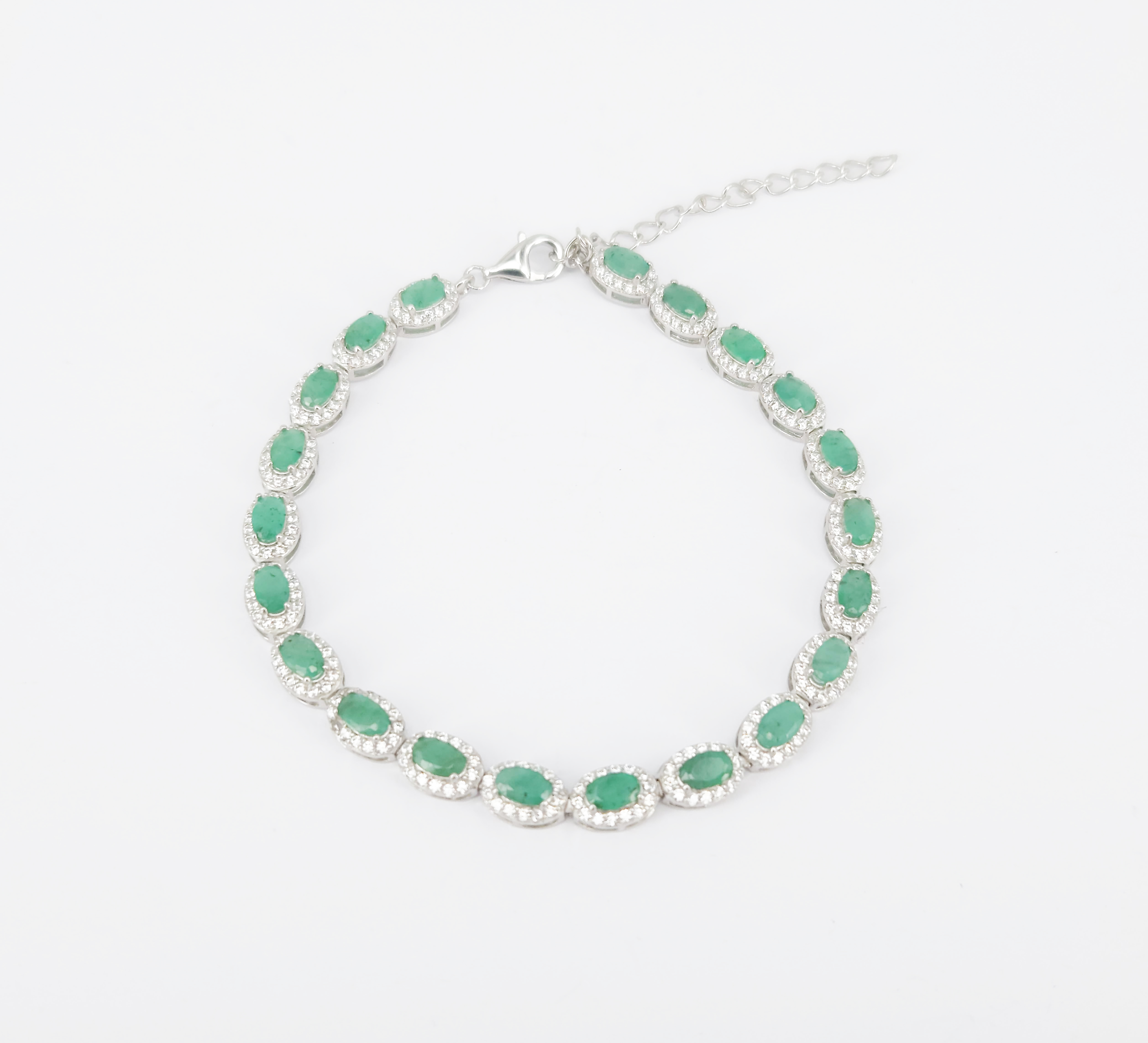An Emerald Tennis Bracelet