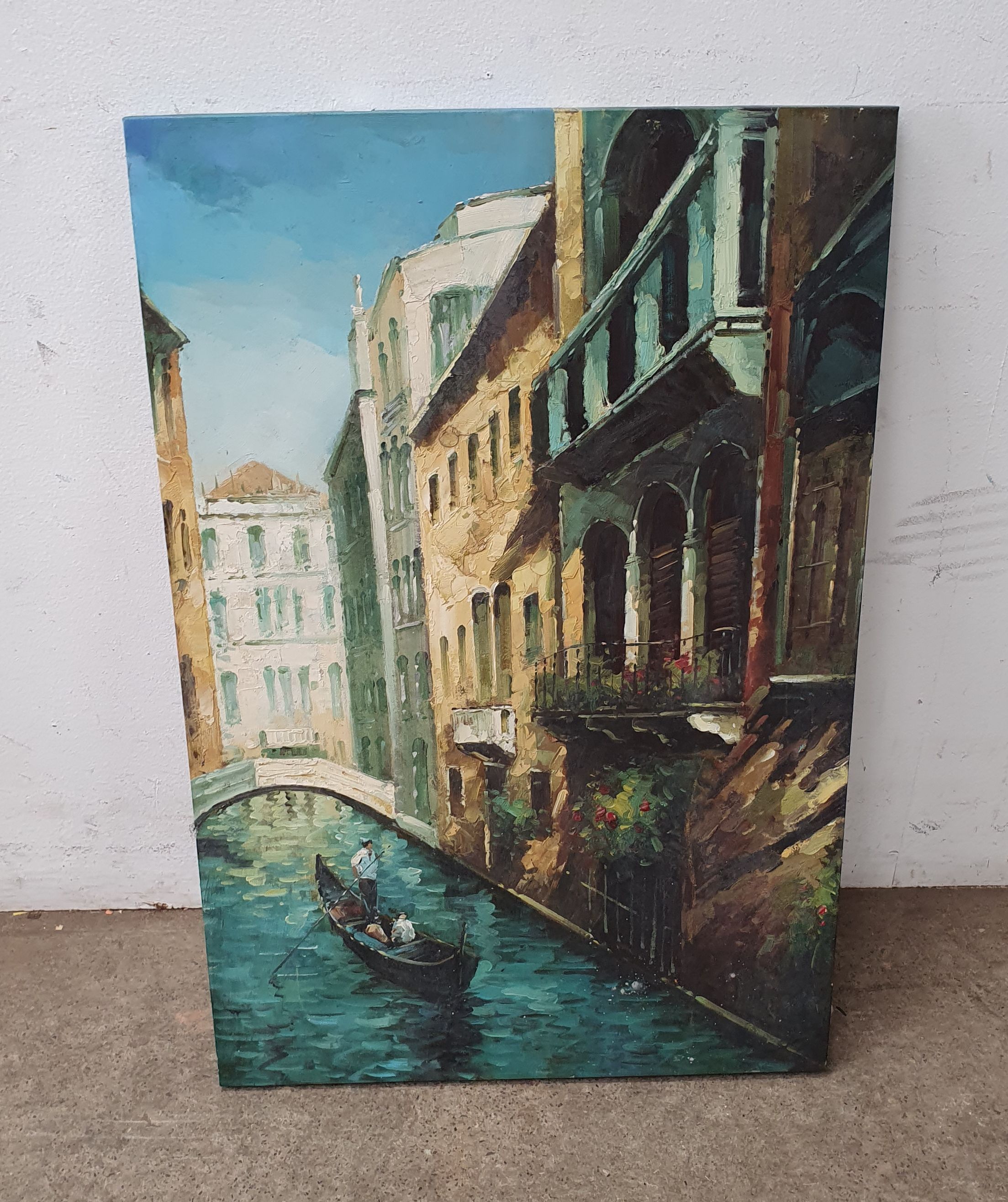 An Oil On Canvas