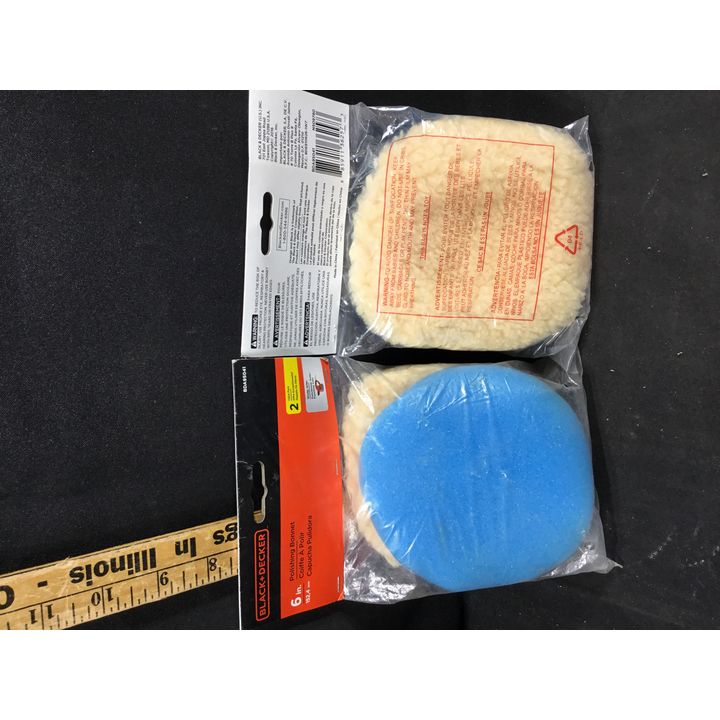 (Buying 2) Black & Decker Polishing Bonnets 6"