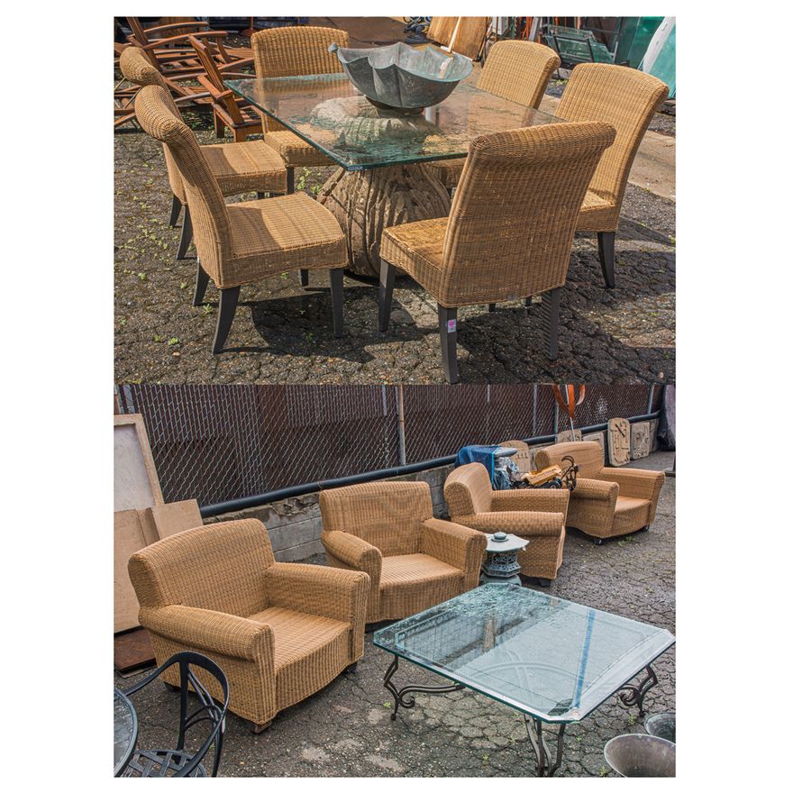 (lot of 10) Outdoor Venman Collections seating group