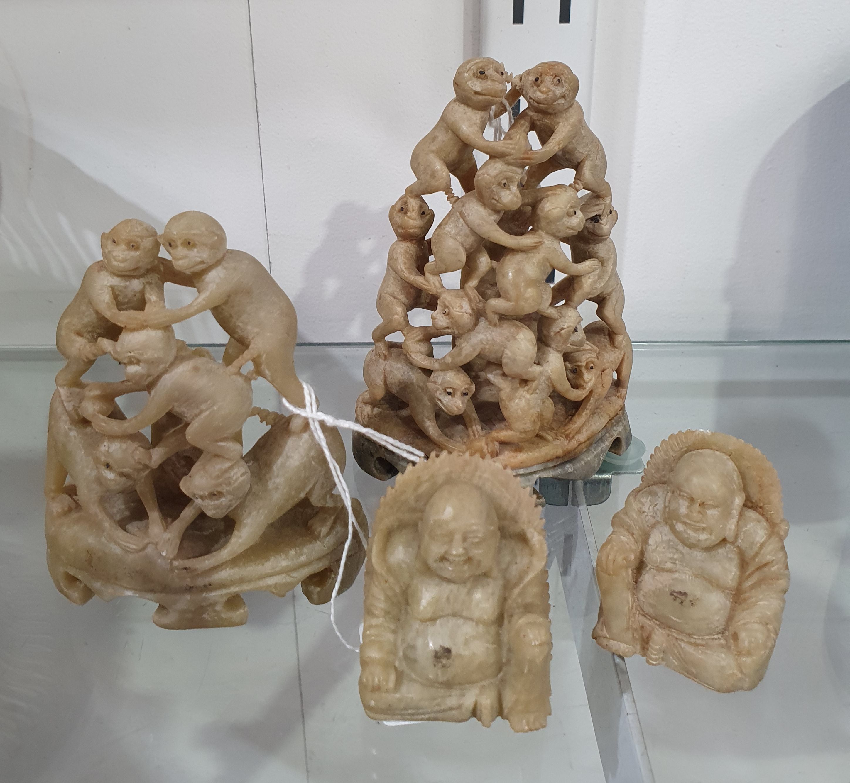 Four Chinese Soapstone Carvings