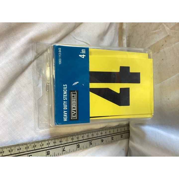 Everbilt Heavy Duty Stencils (4'')