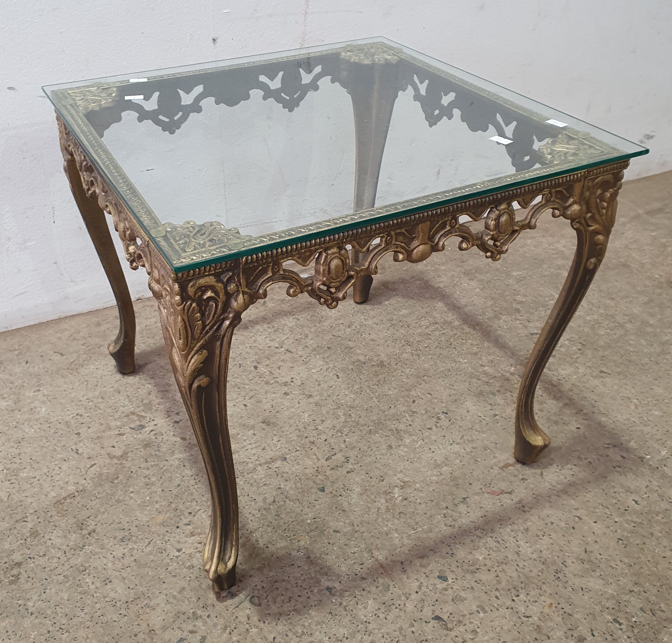 A Glass Top Table