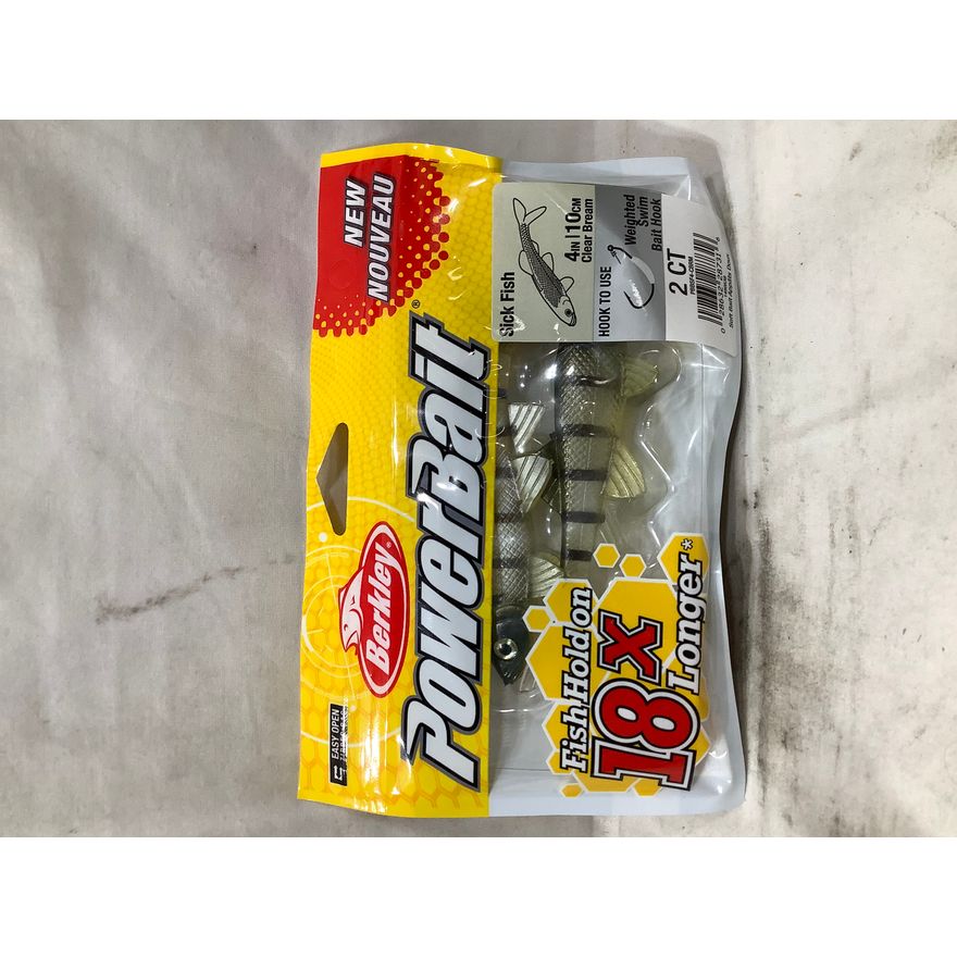 2ct Berkley PowerBait Sick Fish Clear Bream Fishing Bait