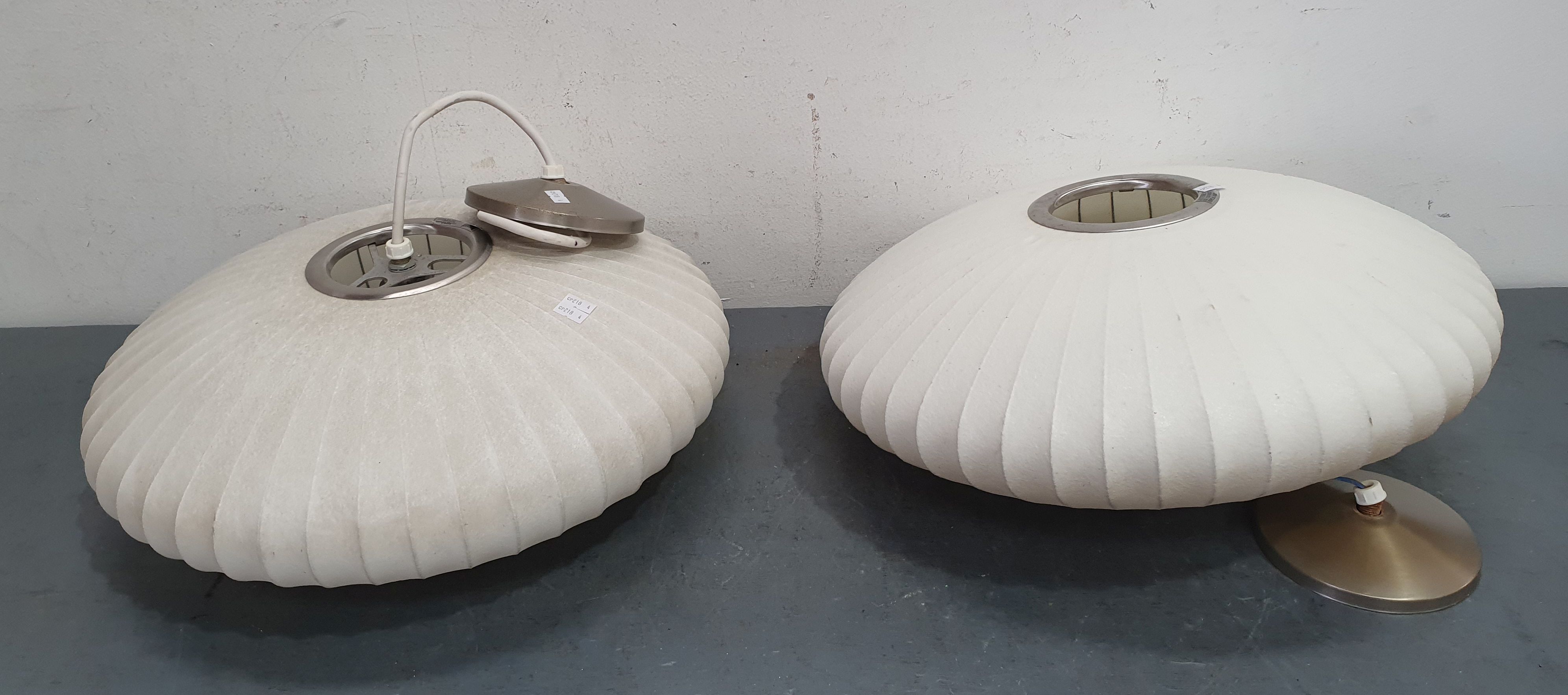 A Pair Of Modern Hanging Ceiling Lights