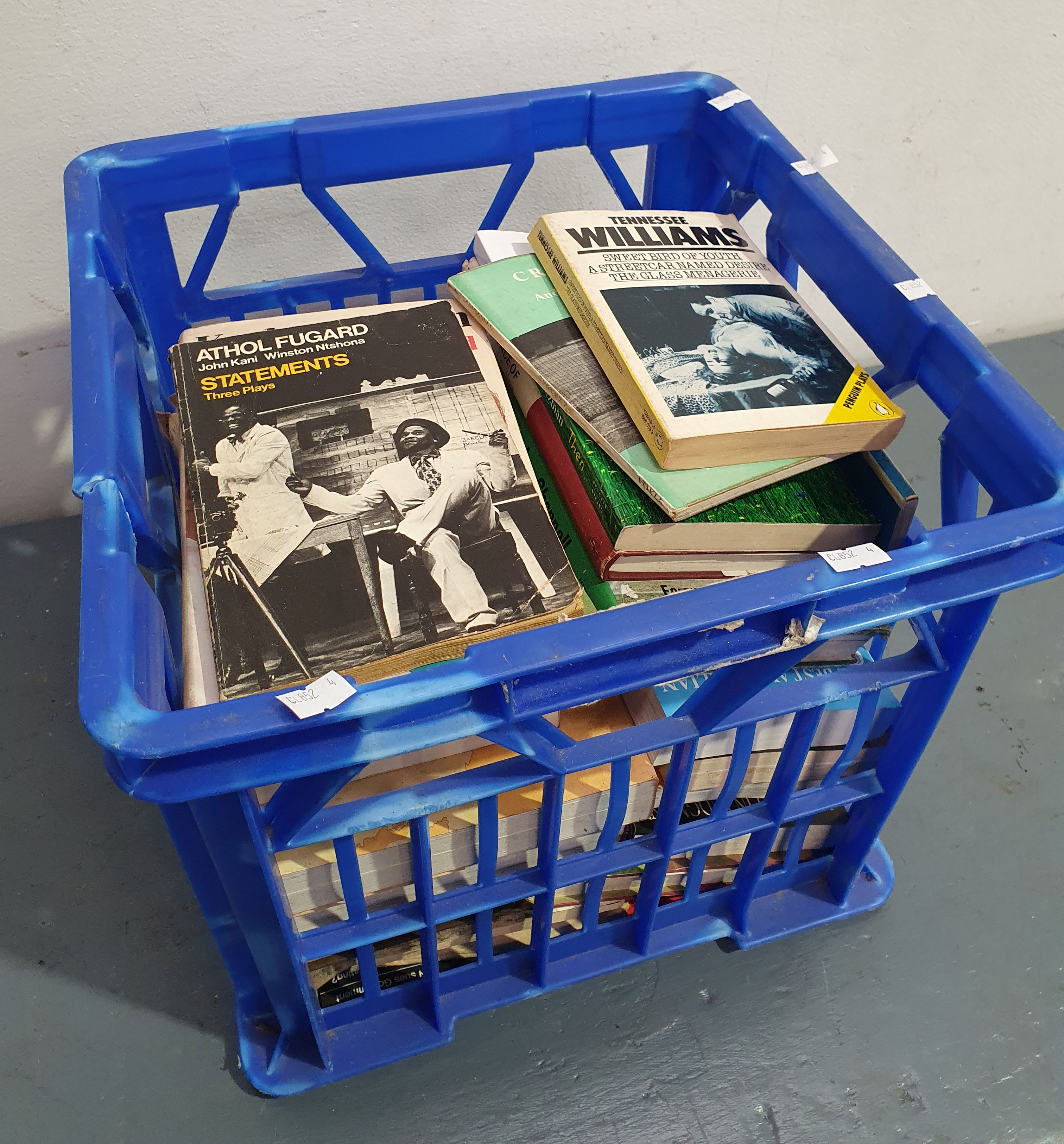 1243 · A CRATE OF MIXED BOOKS