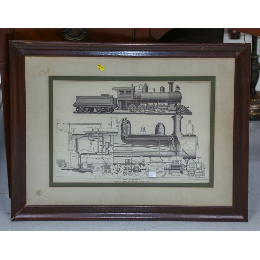 "Modern American Freight Locomotive," 1887