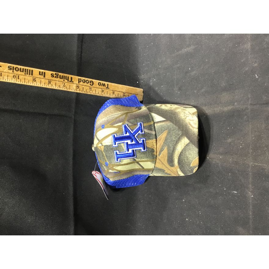 University or Kentucky Blue and Camo Mesh Back Hat