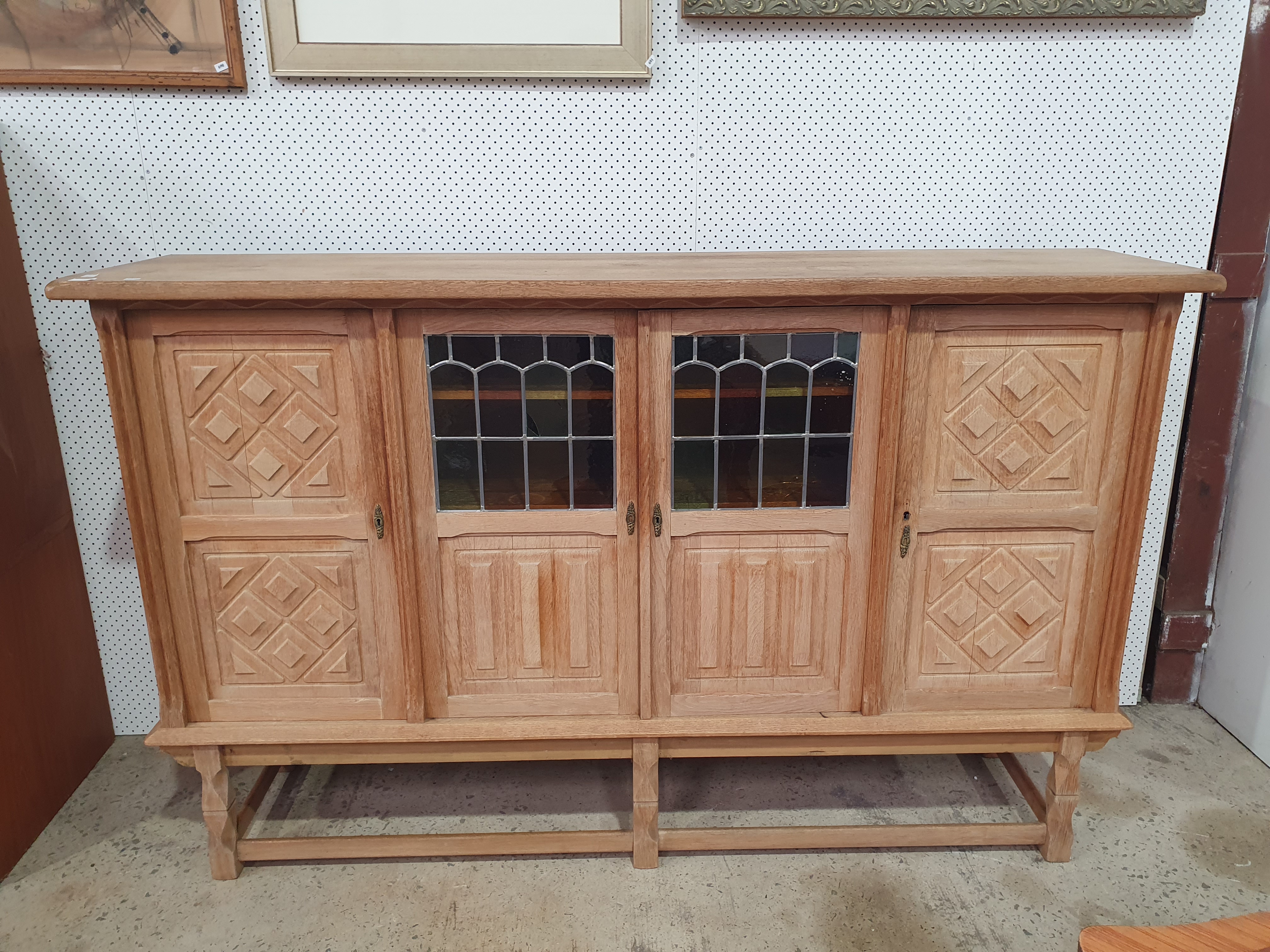 2007 · AN OAK FOUR DOOR SIDEBOARD
