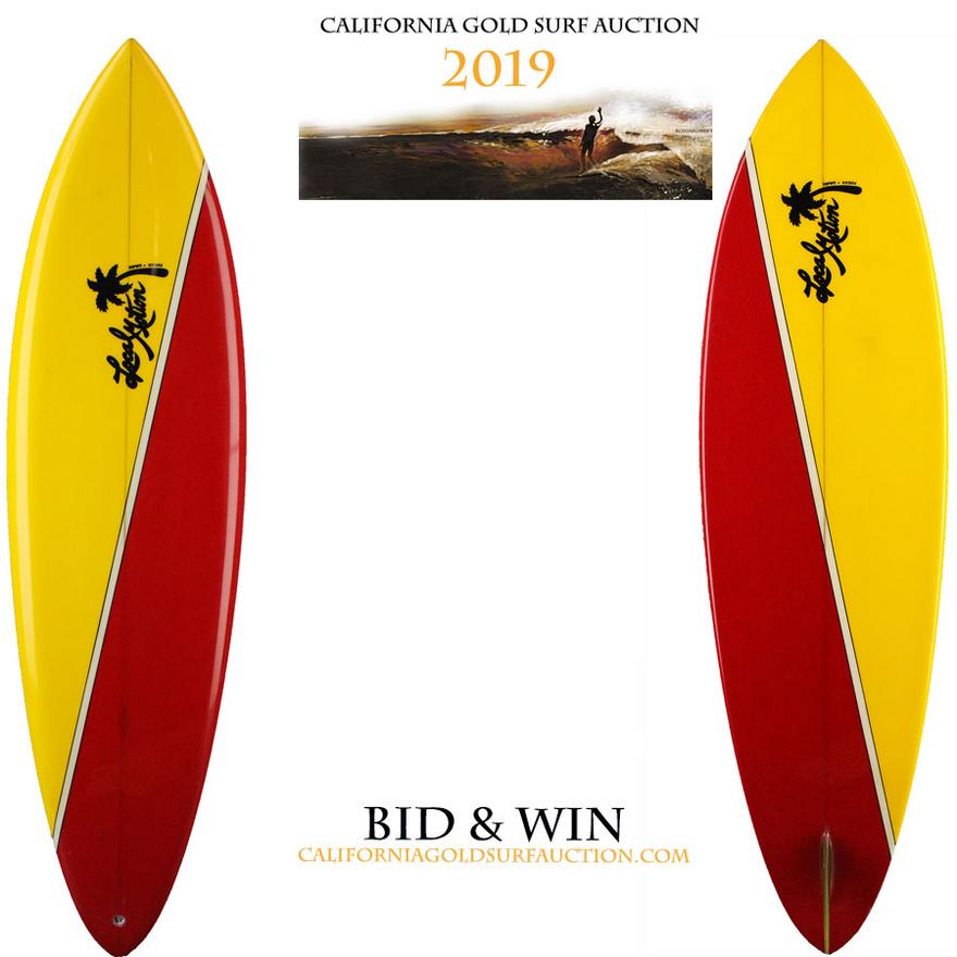 Local Motion Shaped by Barry Kanaiaupuni California Gold Surf Auction