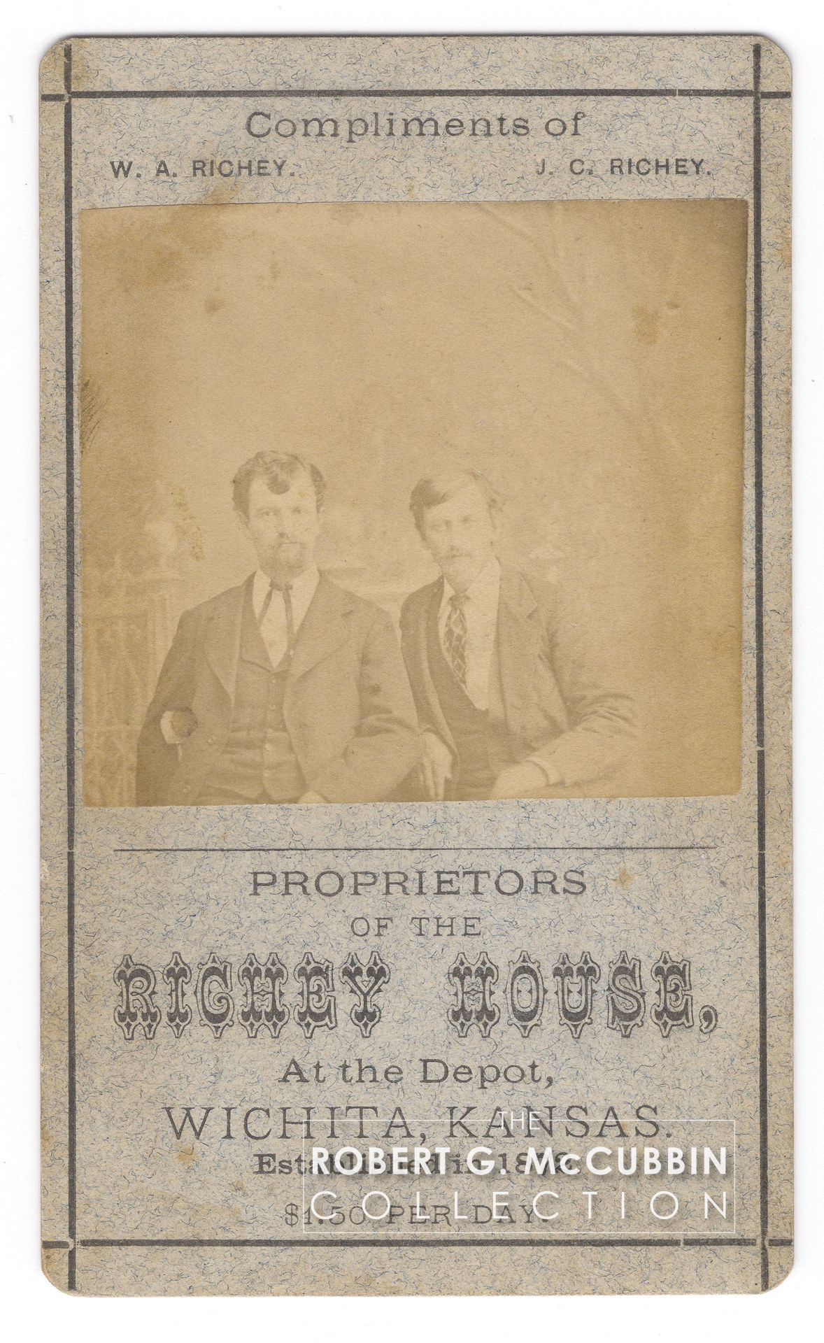 Two Cabinet Cards of Texas Rangers — Old West Events