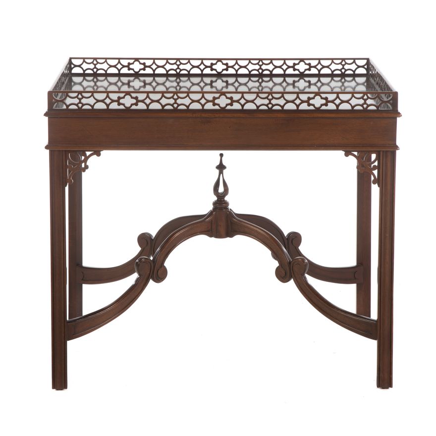 George III Style Mahogany Tea Table