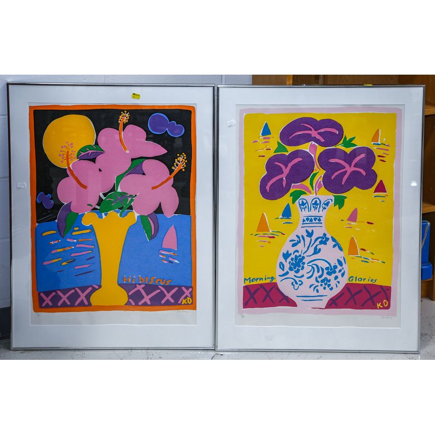 Two Framed Serigraphs by Ken Done