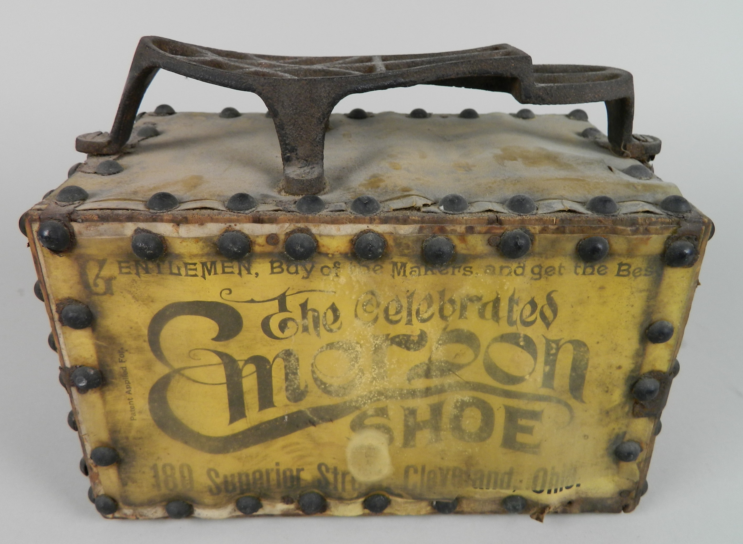 vintage shoe shine box