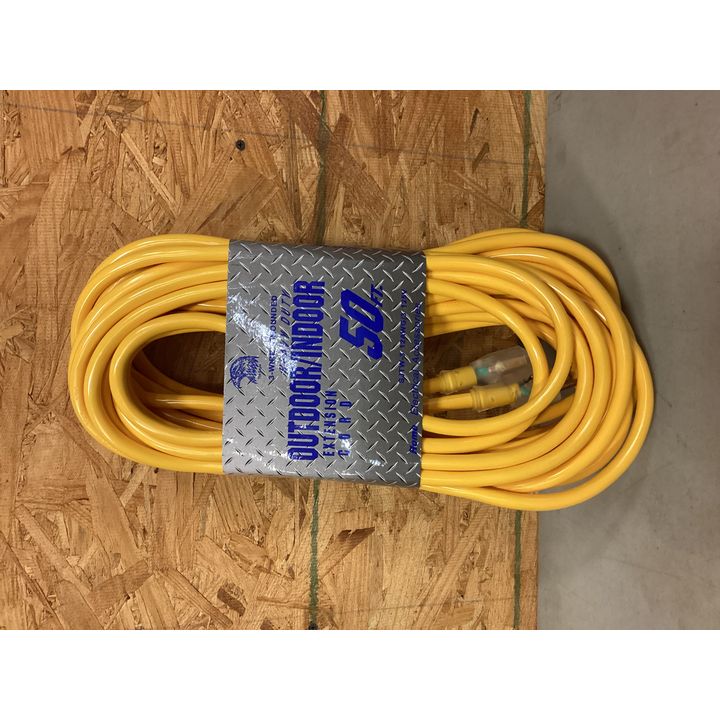 3-Wire Grounded Heavy Duty Outdoor/Indoor Extension Cord 50 Ft.