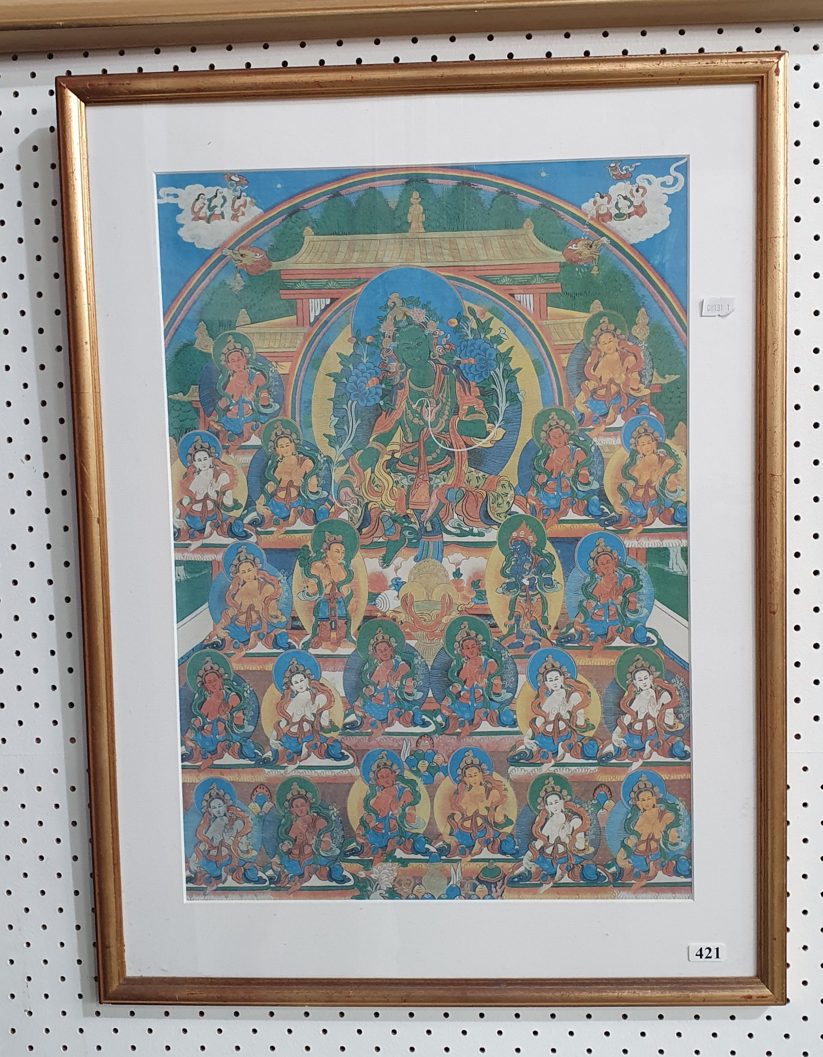 421 · Split from TIBETAN BUDDHIST THANGKA