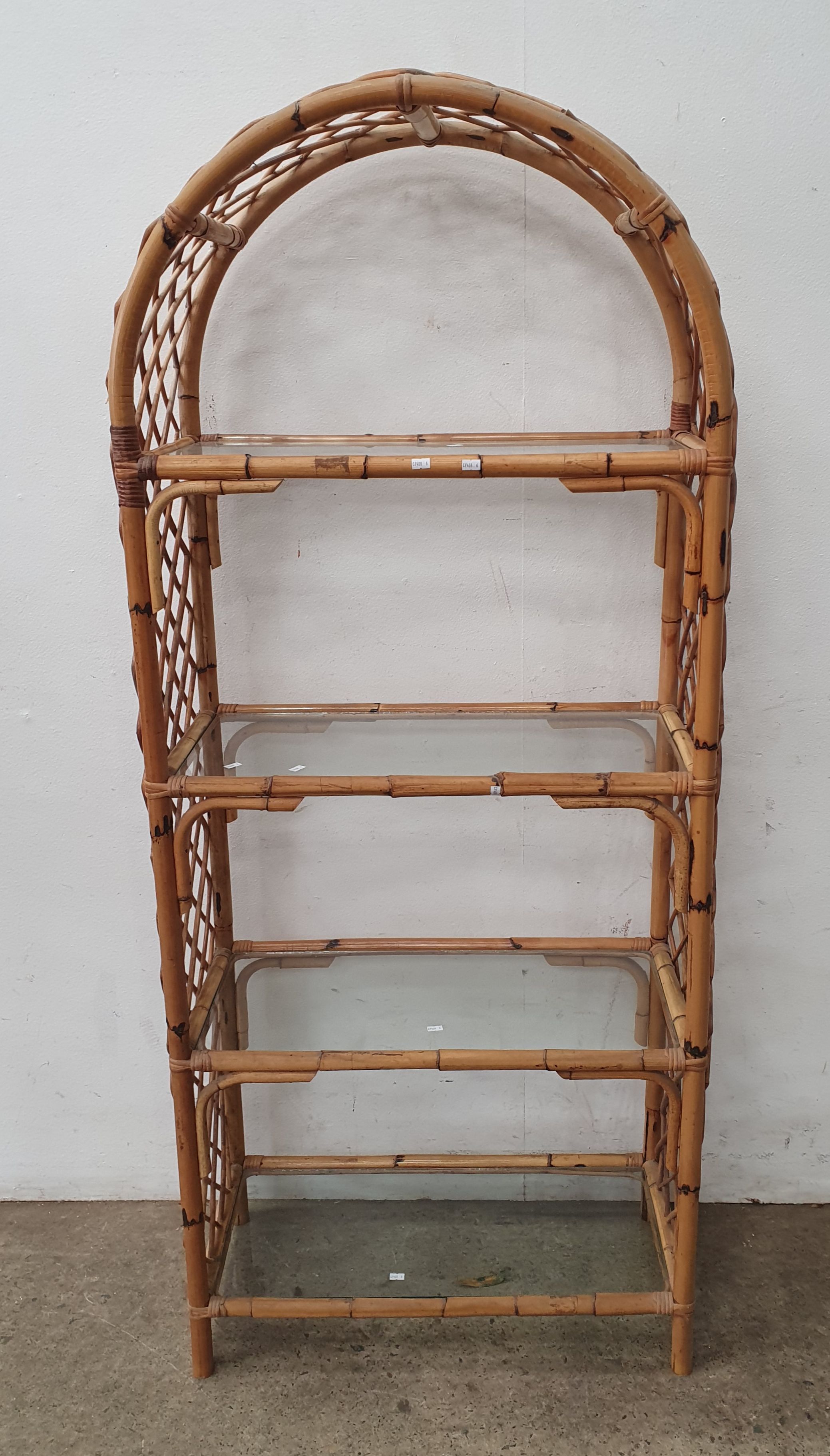 A Cane Arch Shape Shelving Unit
