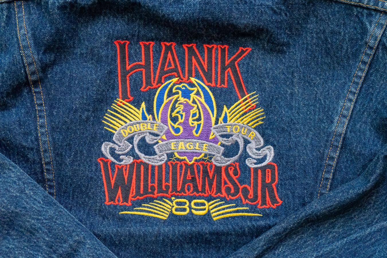 Hank Williams Jr. Collections '89 Denim Jacket - Size Large | Harritt ...