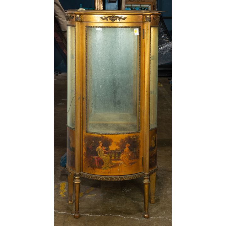 Vernis Martin style china cabinet (damage)
