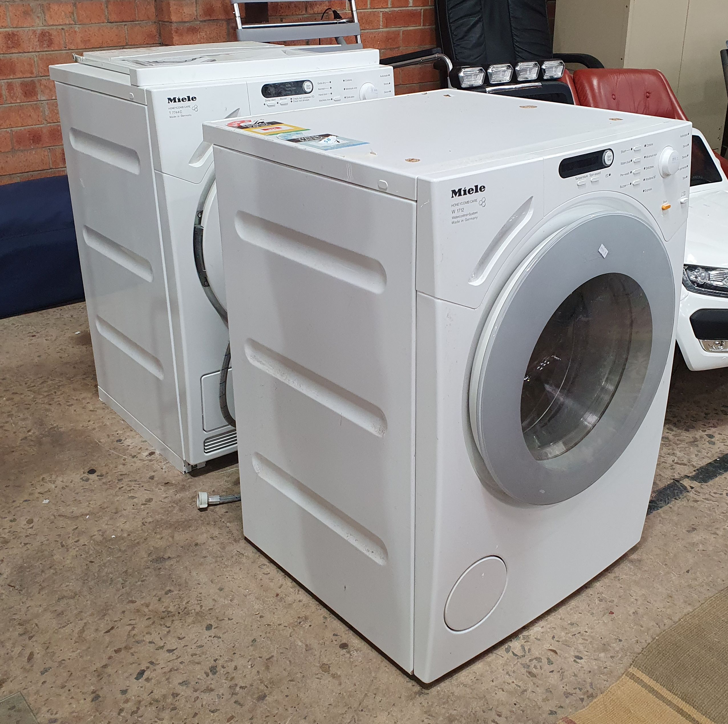 1234 · A MIELE WASHER AND DRYER