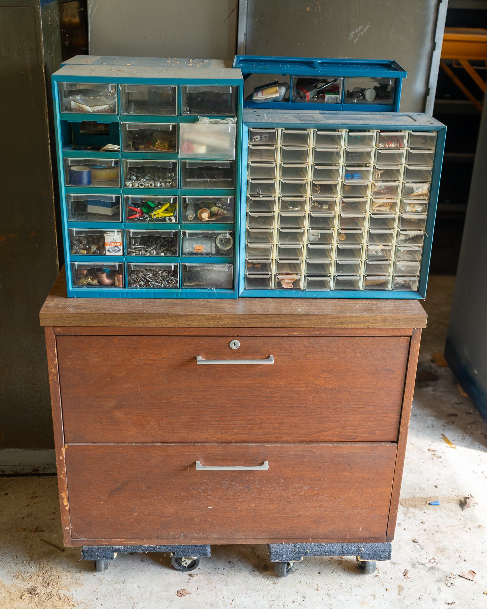 Hardware Organizers, Storage Cabinet and Contents | Harritt Group, Inc