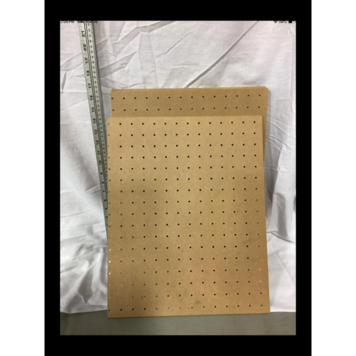 BUYING (6) 15'' x 18'' Pegboard Sheets