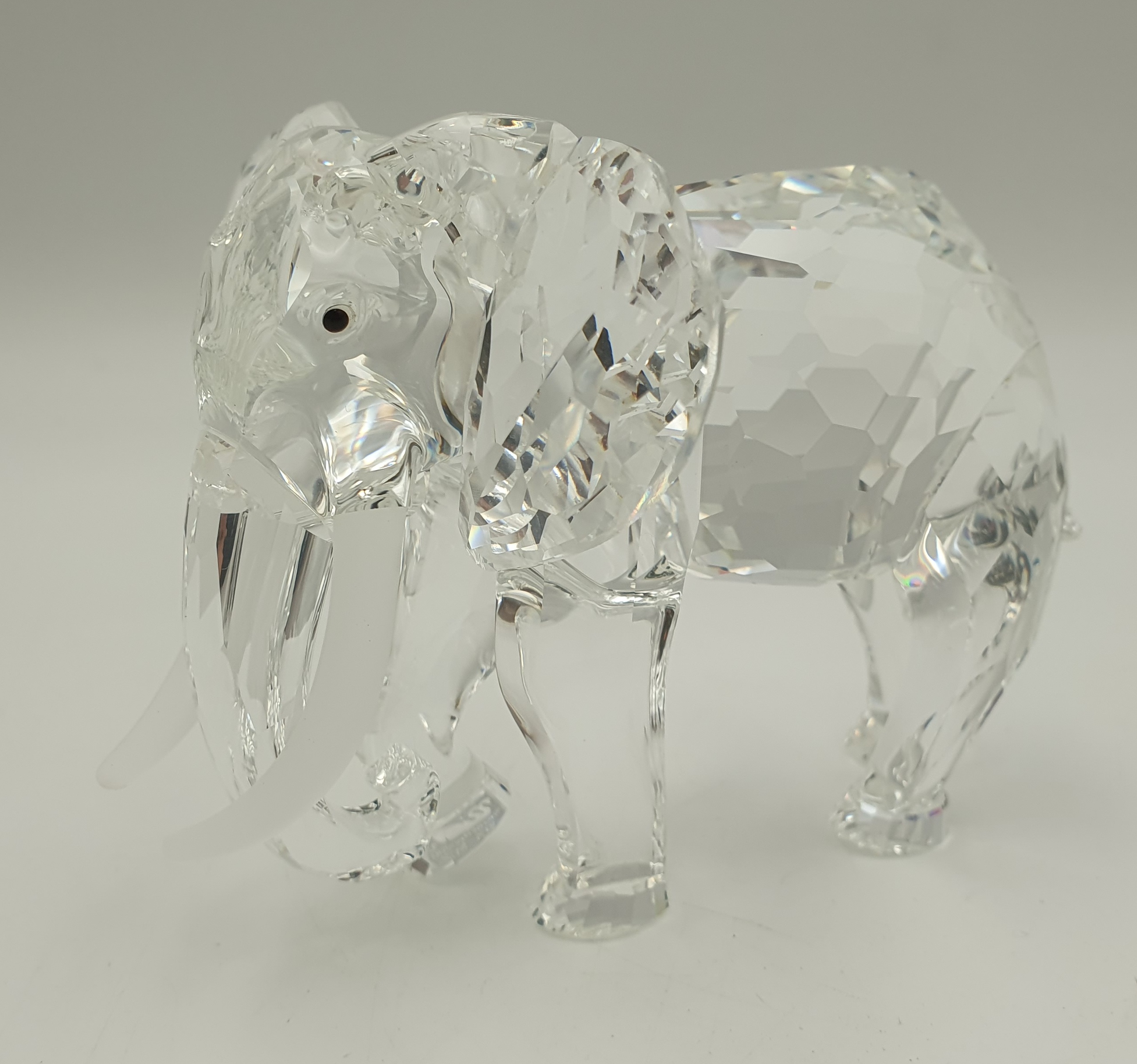 519 · A SWAROVSKI CRYSTAL AFRICAN ELEPHANT FIGURE