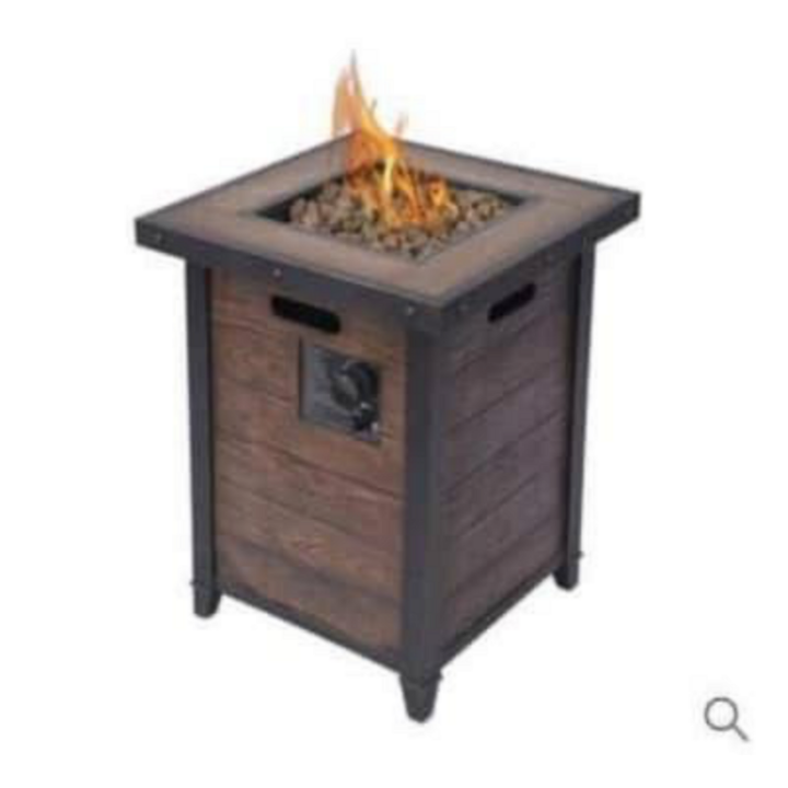 BrindleWood Collection Gas Fire Column 30,000 BTU 20"x20"x24-1/2"