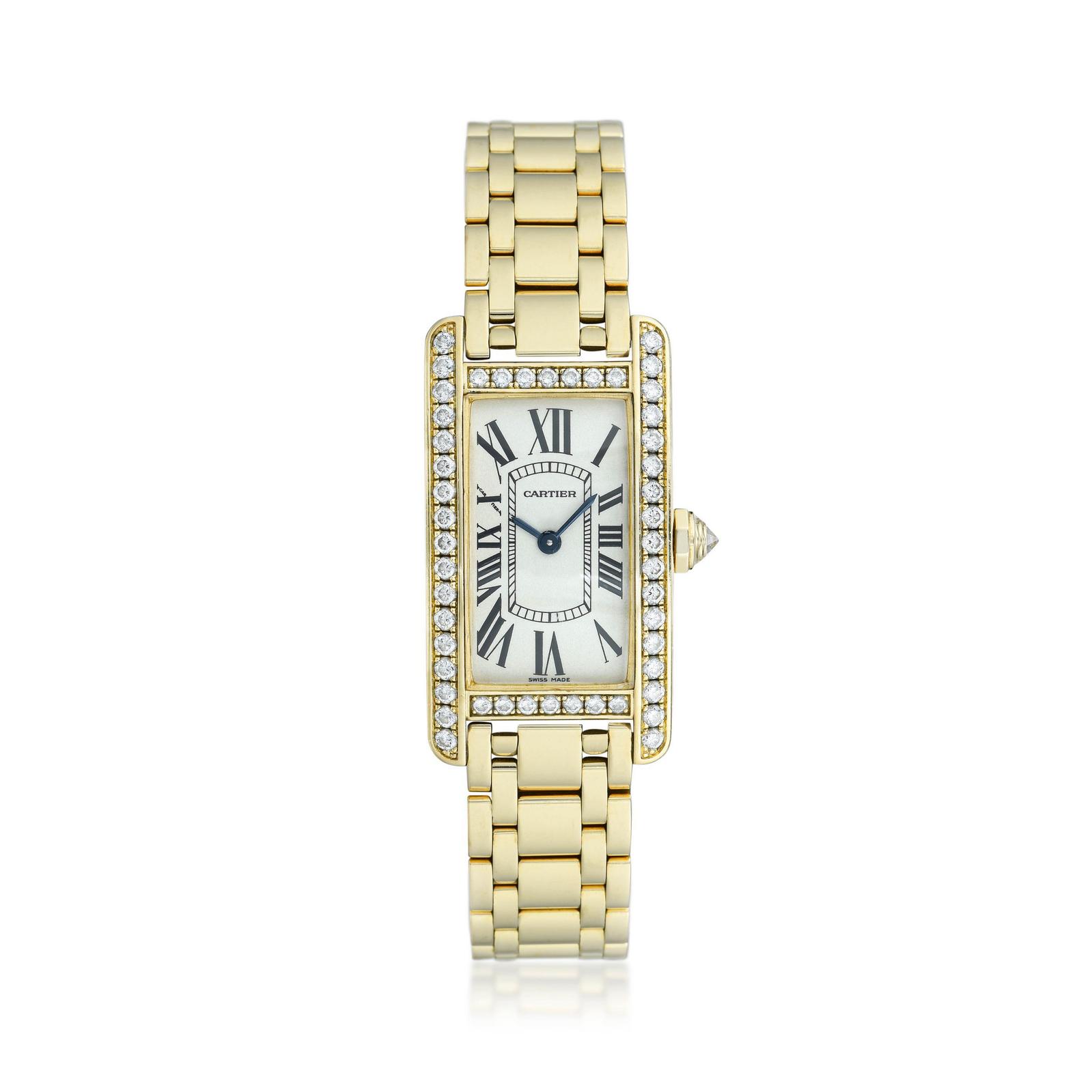 Cartier Tank Americaine Yellow Gold 2482
