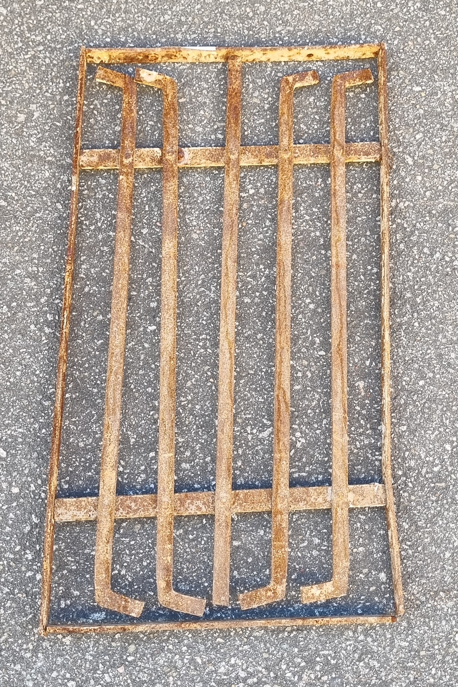 A Decorative Wrought Iron Panel