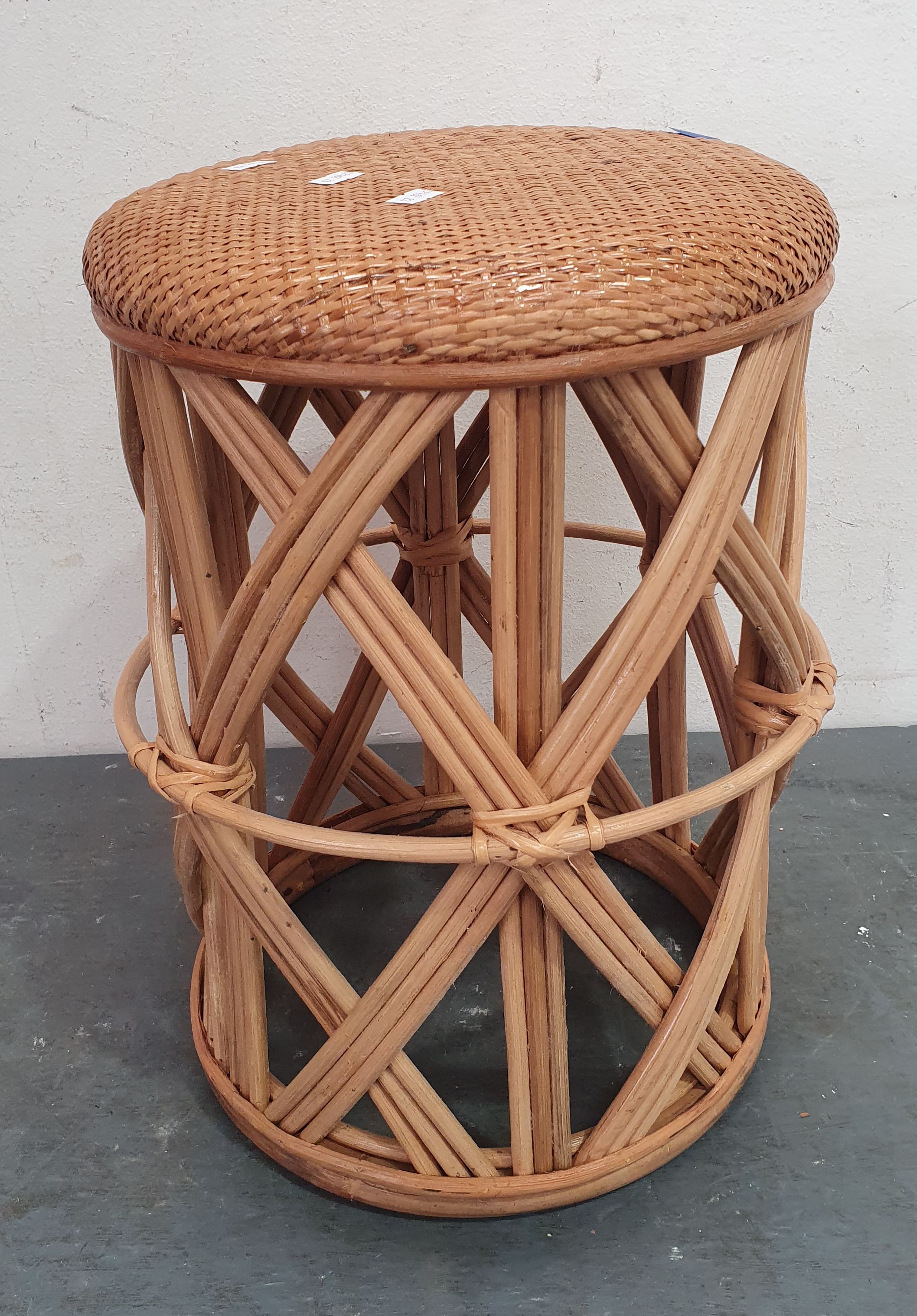 A Cane Side Table