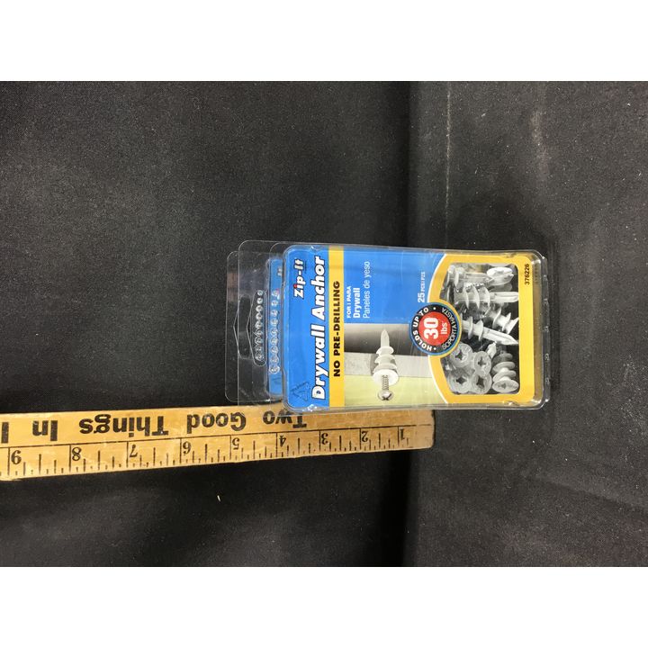 (Buying 2) Zip-It Drywall Anchors - Holds Up To 30 Lbs