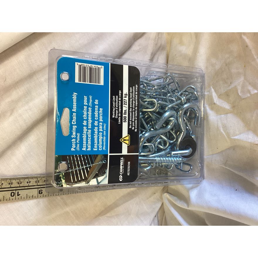 Campbell Porch Swing Chain Assembly- 500lb Working Load Limit