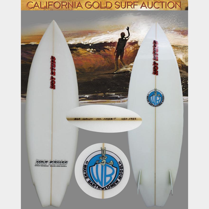 HOT STUFF TWIN FIN BOB HURLEY California Gold Surf Auction