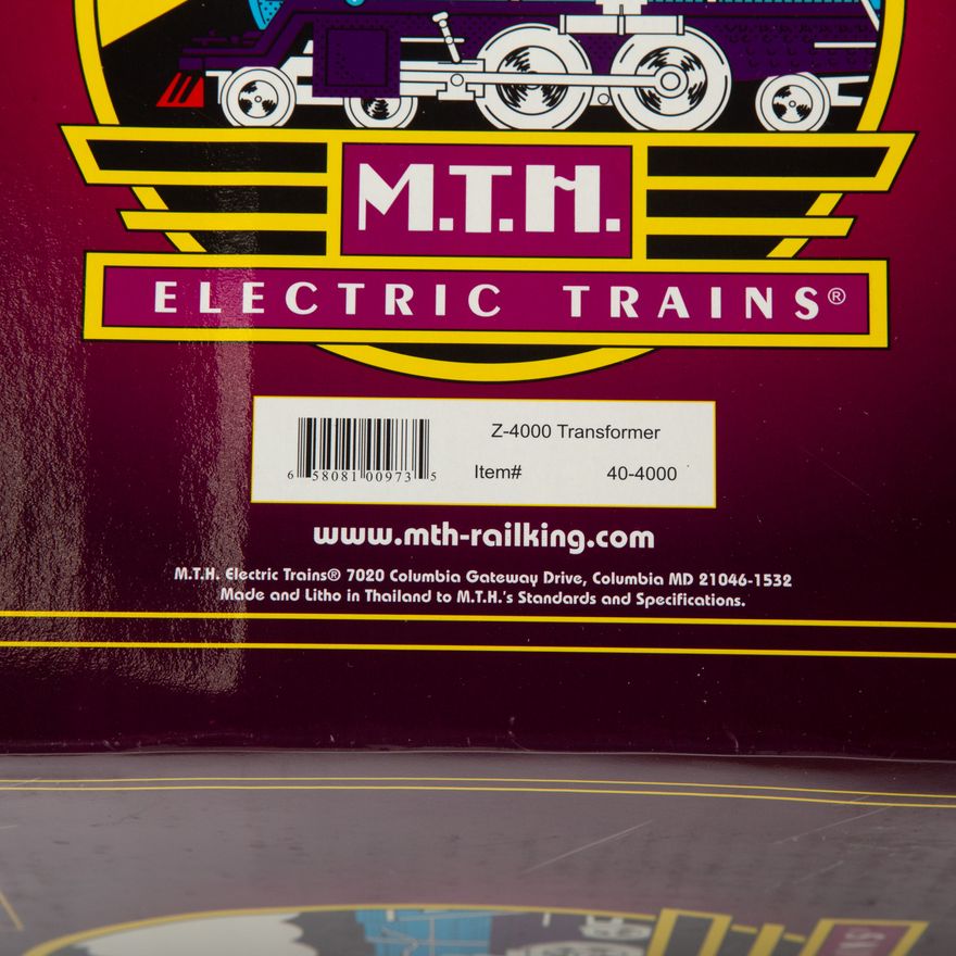 M.T.H. Z-4000 Transformer