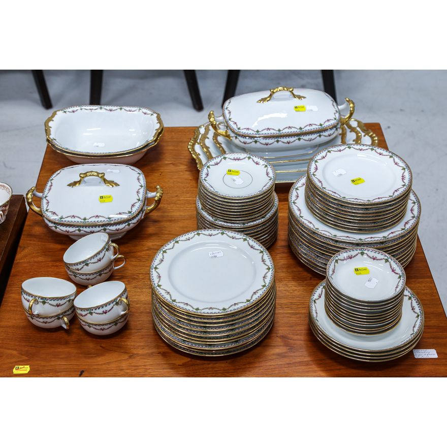 Vignaud Limoges Partial Dinner Service
