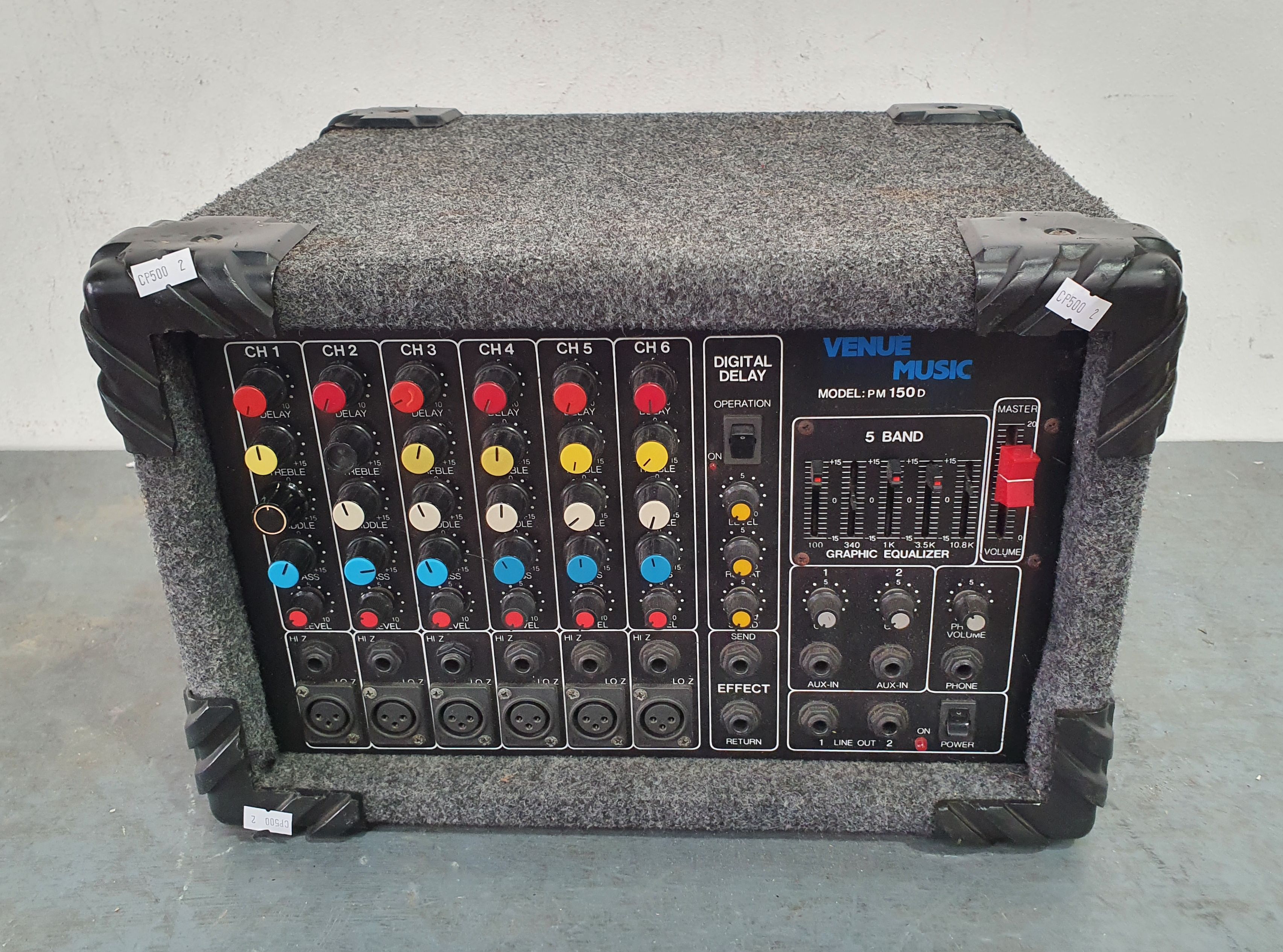 1199 · A VENUE MUSIC PORTABLE 6 CHANNEL MIXER