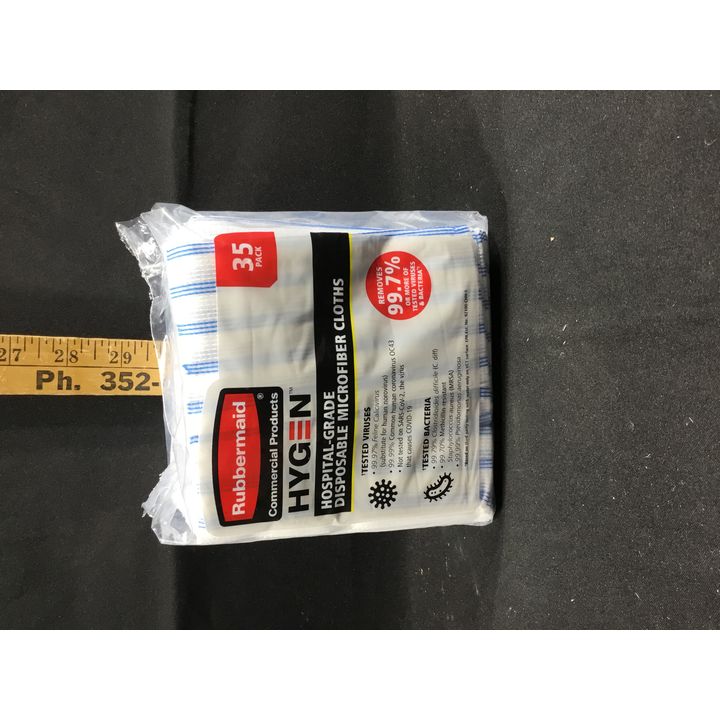 Rubbermaid Hygen Hospital Grade Microfiber Cloths 35pk