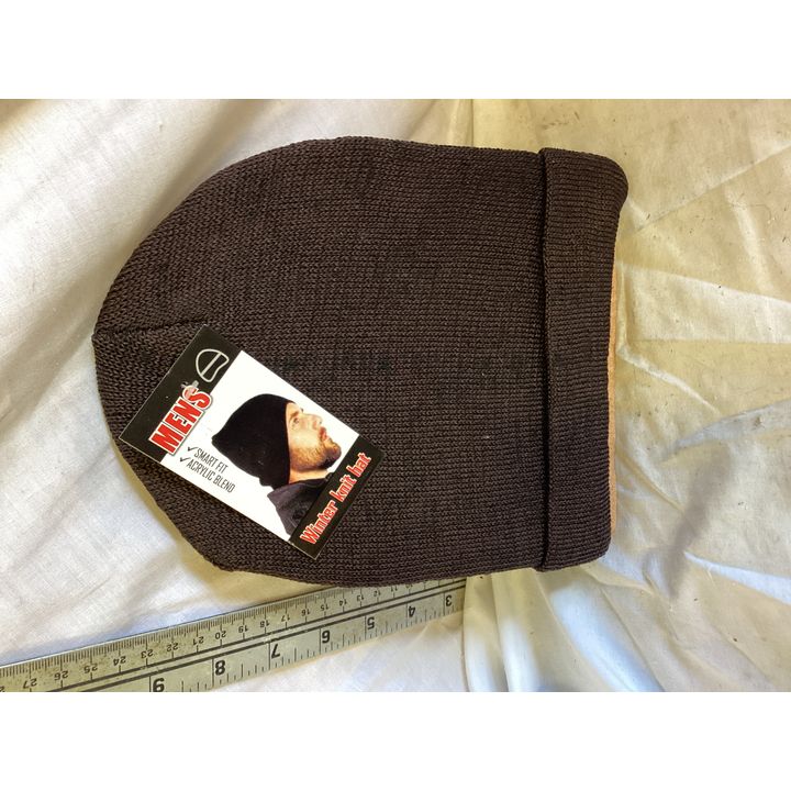Men's Winter Knit Hat (Brown)