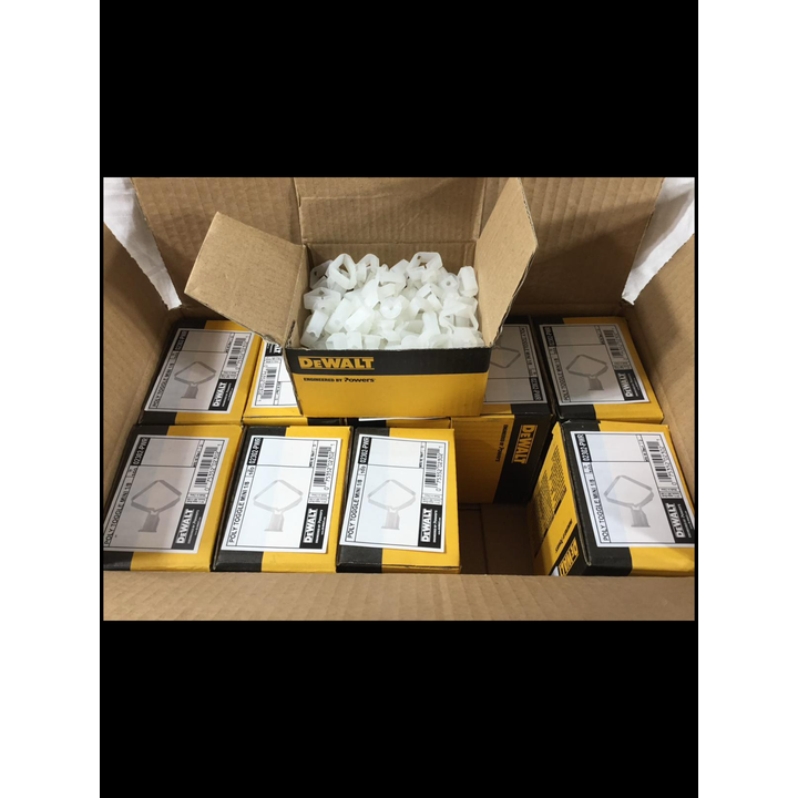 BUYING (10) DeWalt 100pc Poly Toggle Mini 1/8''- 1,000pc Total