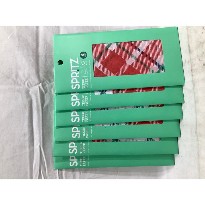 Buying (8) 8 Pack Spritz Holiday Tissue Paper