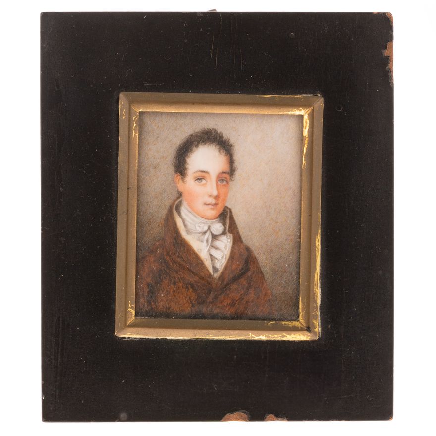 Portrait Miniature of a Young Man