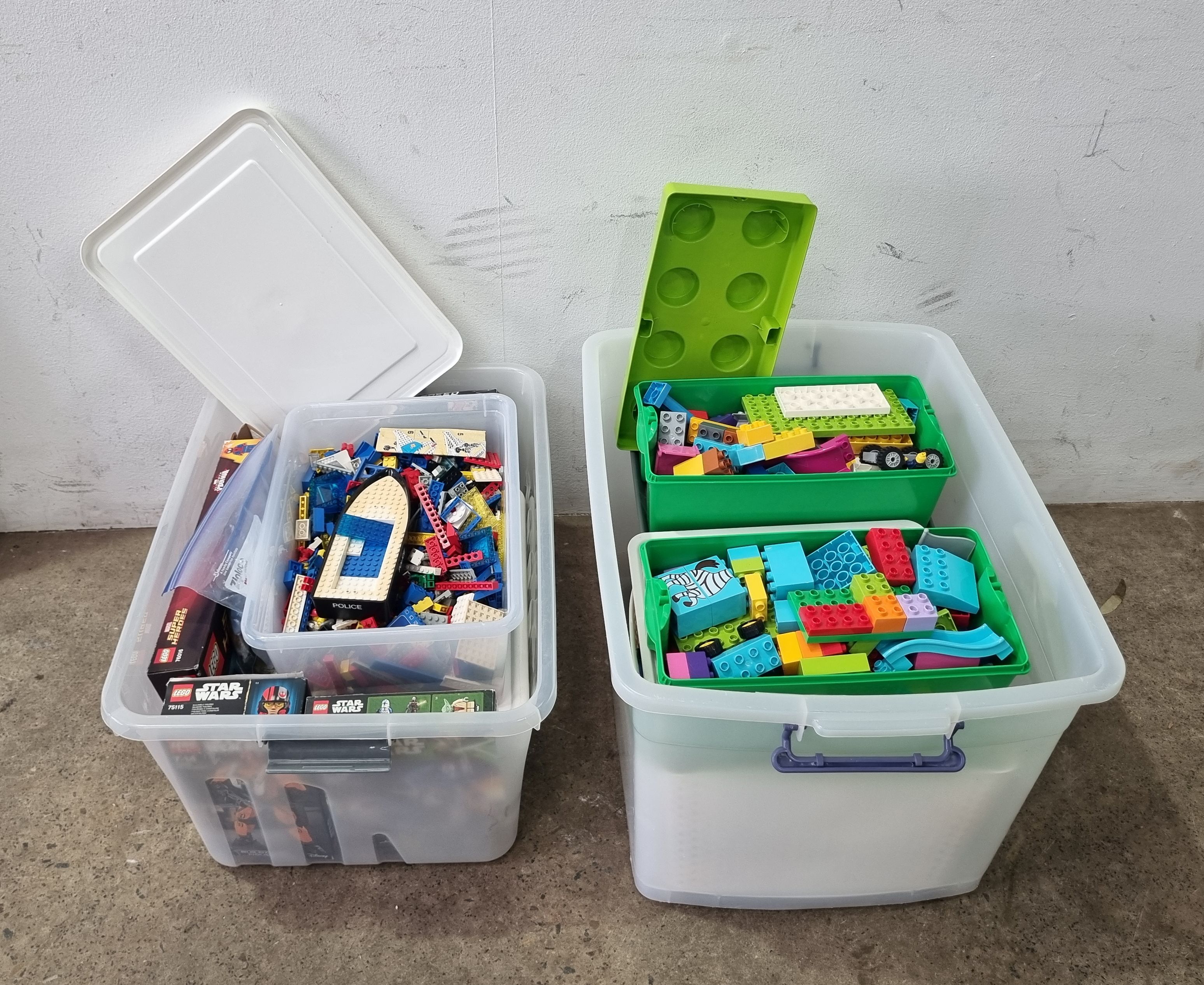 A Group Of Various Mixed Lego