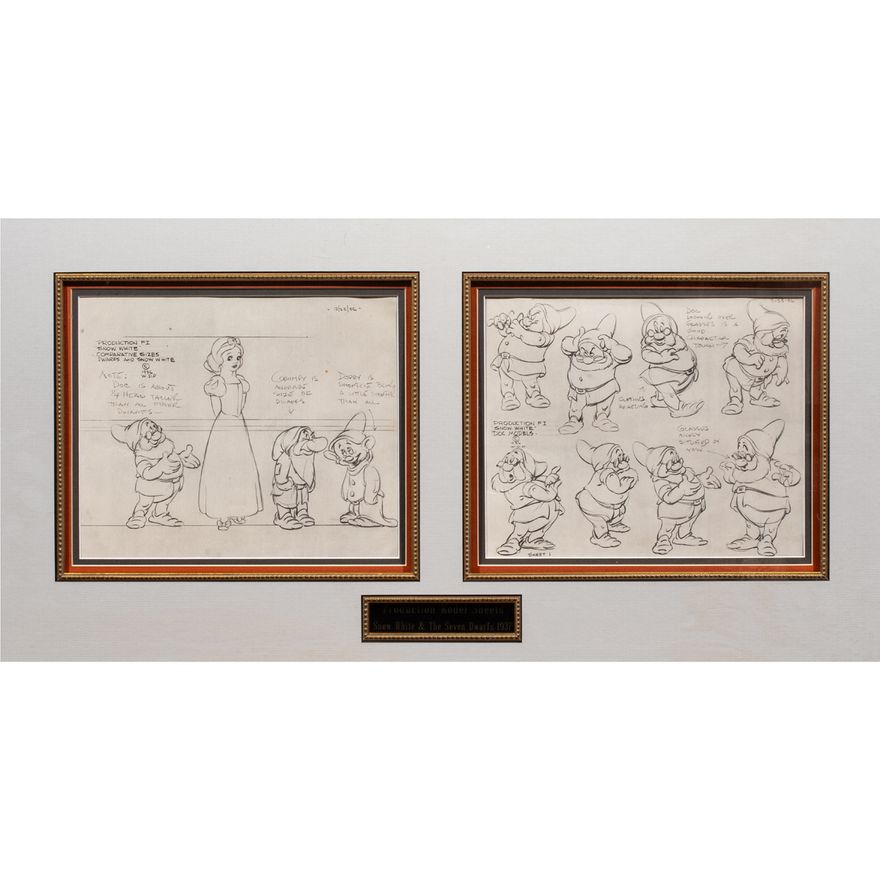 Animation Model Sheets, The Walt Disney Company | Clars Auction Gallery