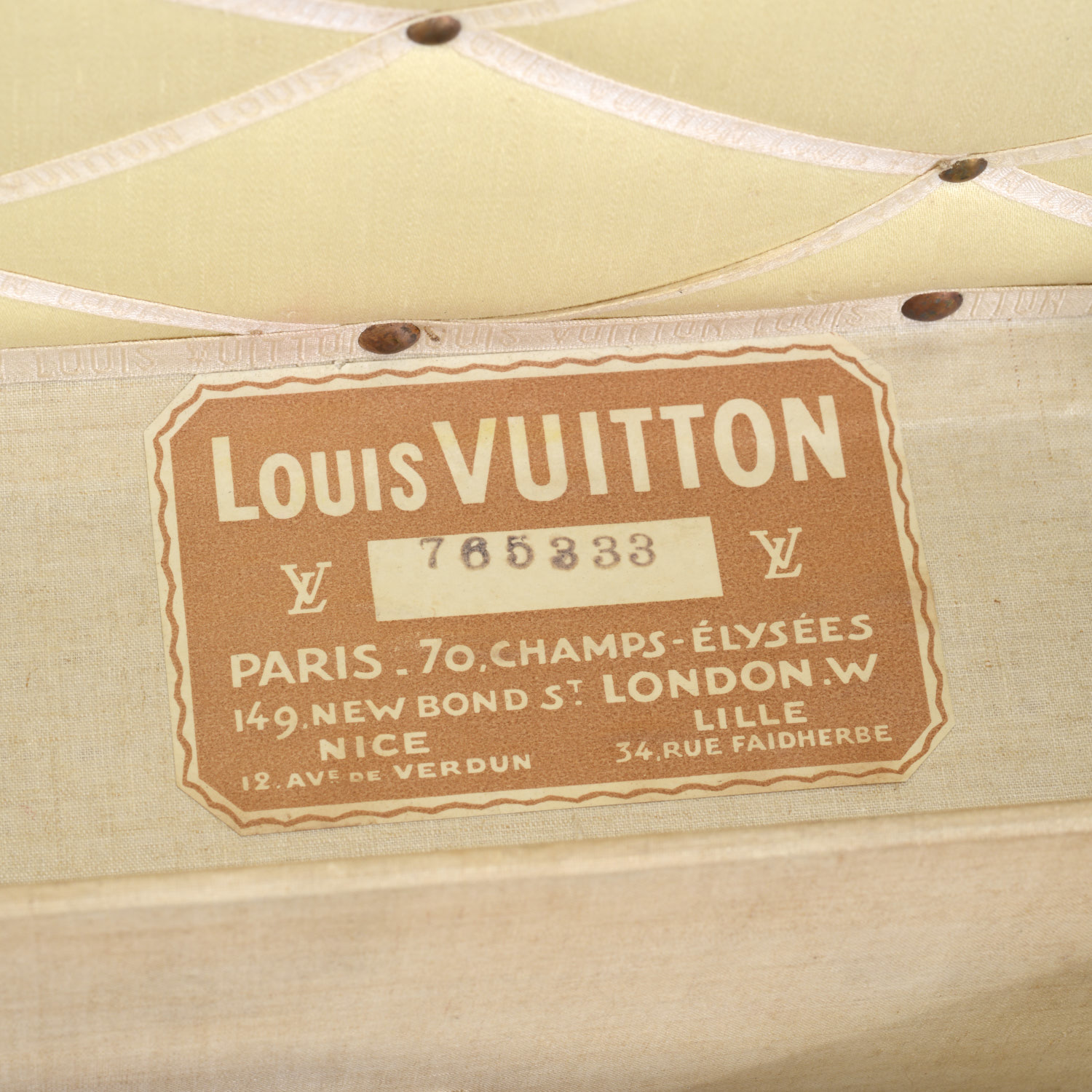 Sold at Auction: Louis Vuitton, Louis Vuitton Cabin Trunk, WWI Provenance