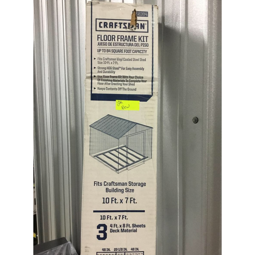 Craftsman 10 Ft x 7 Ft Floor Frame Kit